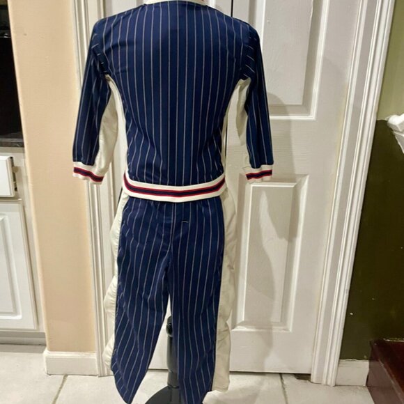 Y2K FILA TRACK SUIT BLUE WHITE RED KIDS SIZE 6 - Picture 16 of 16